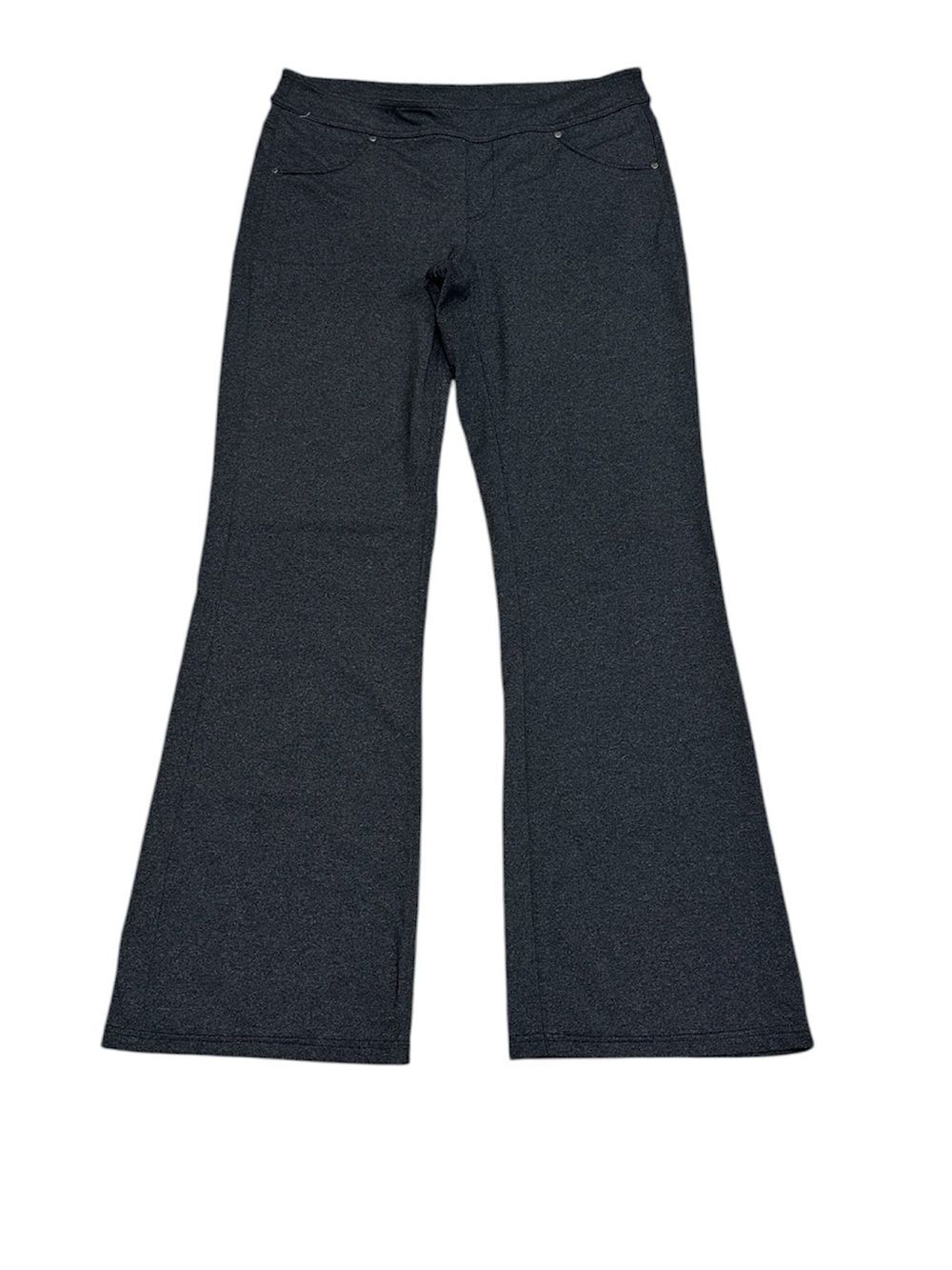 Athleta Bettona Classic Pant Heather Gray Flare Leg Mid Rise Medium